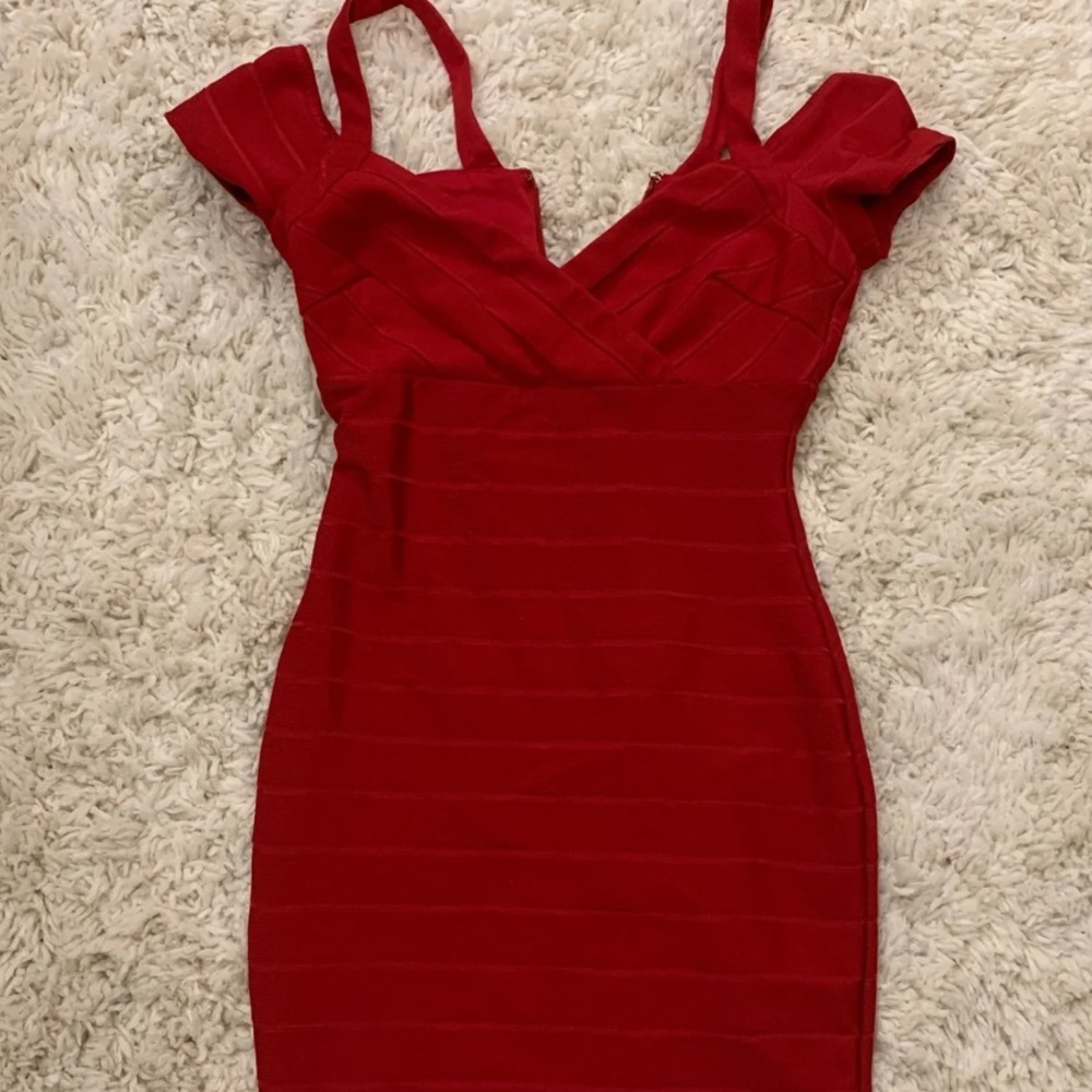 Red Bandage Dress